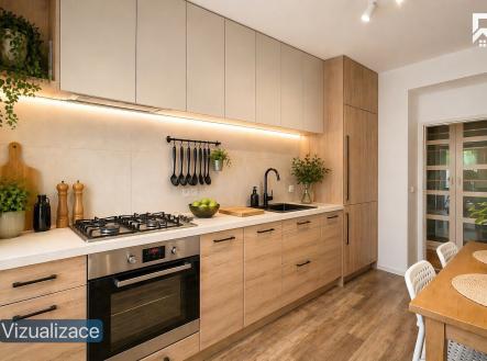 Vizualizace_kuchyne | Prodej bytu, 2+1, 57 m²