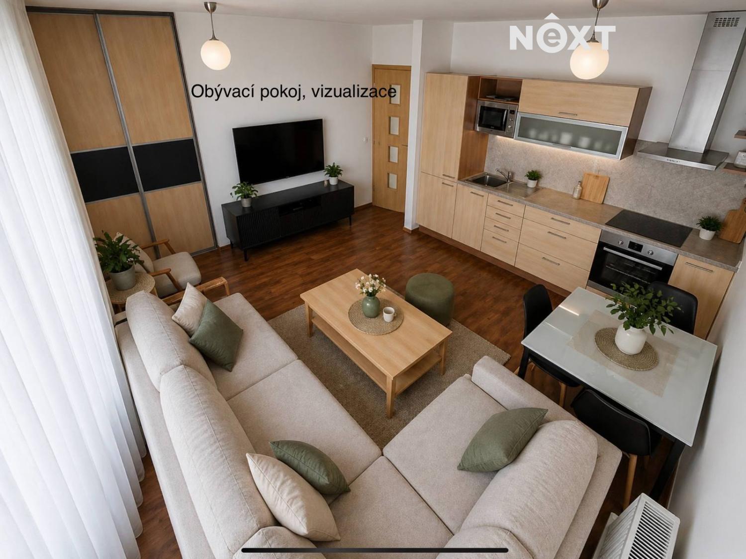 Pronájem byt 2+kk, 47㎡