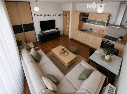 Pronájem bytu, 2+kk, 47 m²