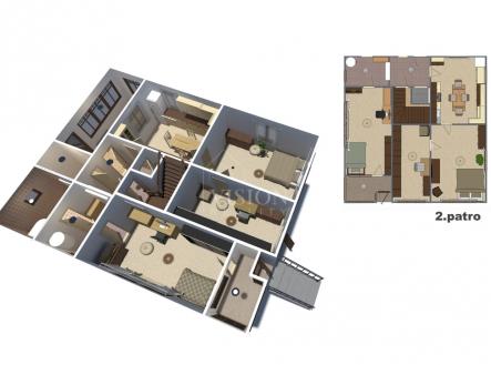 2. patro obytná část | Prodej - dům/vila, 130 m²