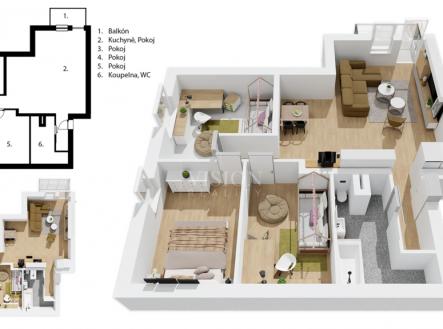 pudorys.png | Prodej bytu, 4+kk, 110 m²