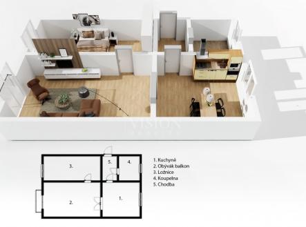 vizualizace-2-1-stary.jpeg | Prodej bytu, 2+1, 53 m²