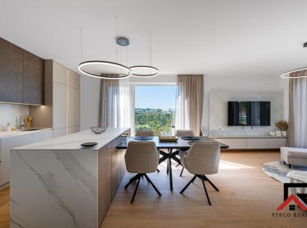 ilustrační fotografie vzorového bytu | Prodej bytu, 2+kk, 61 m²
