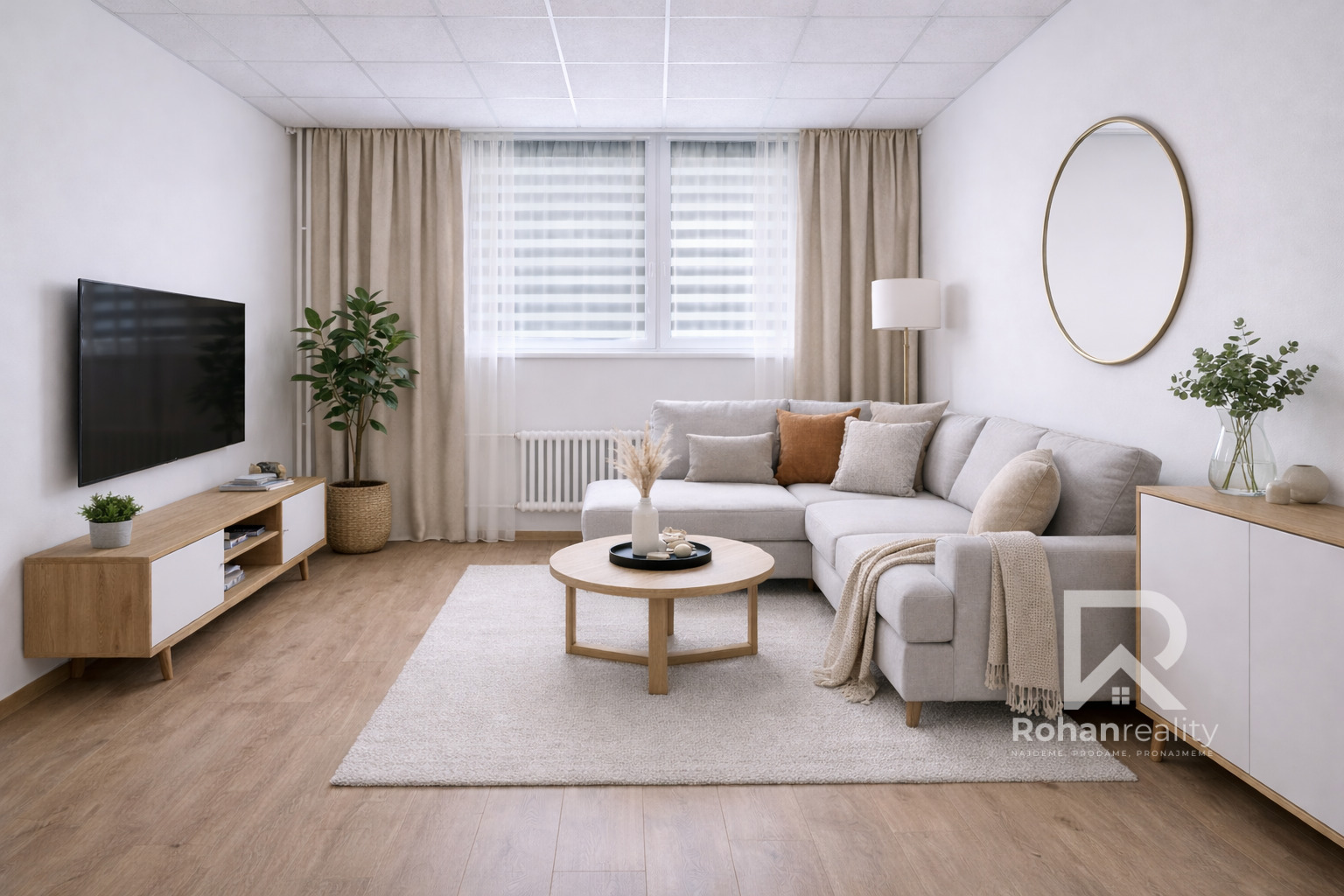 Vizualizace - Obývací pokoj