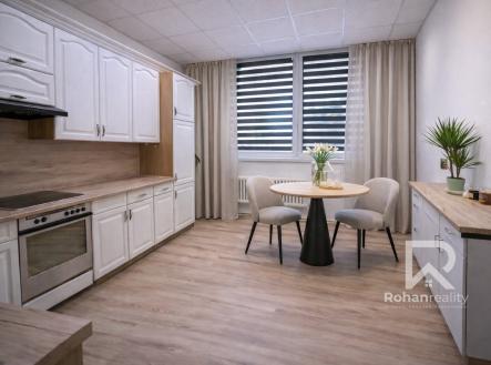 Vizualizace - kuchyň s jídelnou | Prodej bytu, 3+1, 60 m²