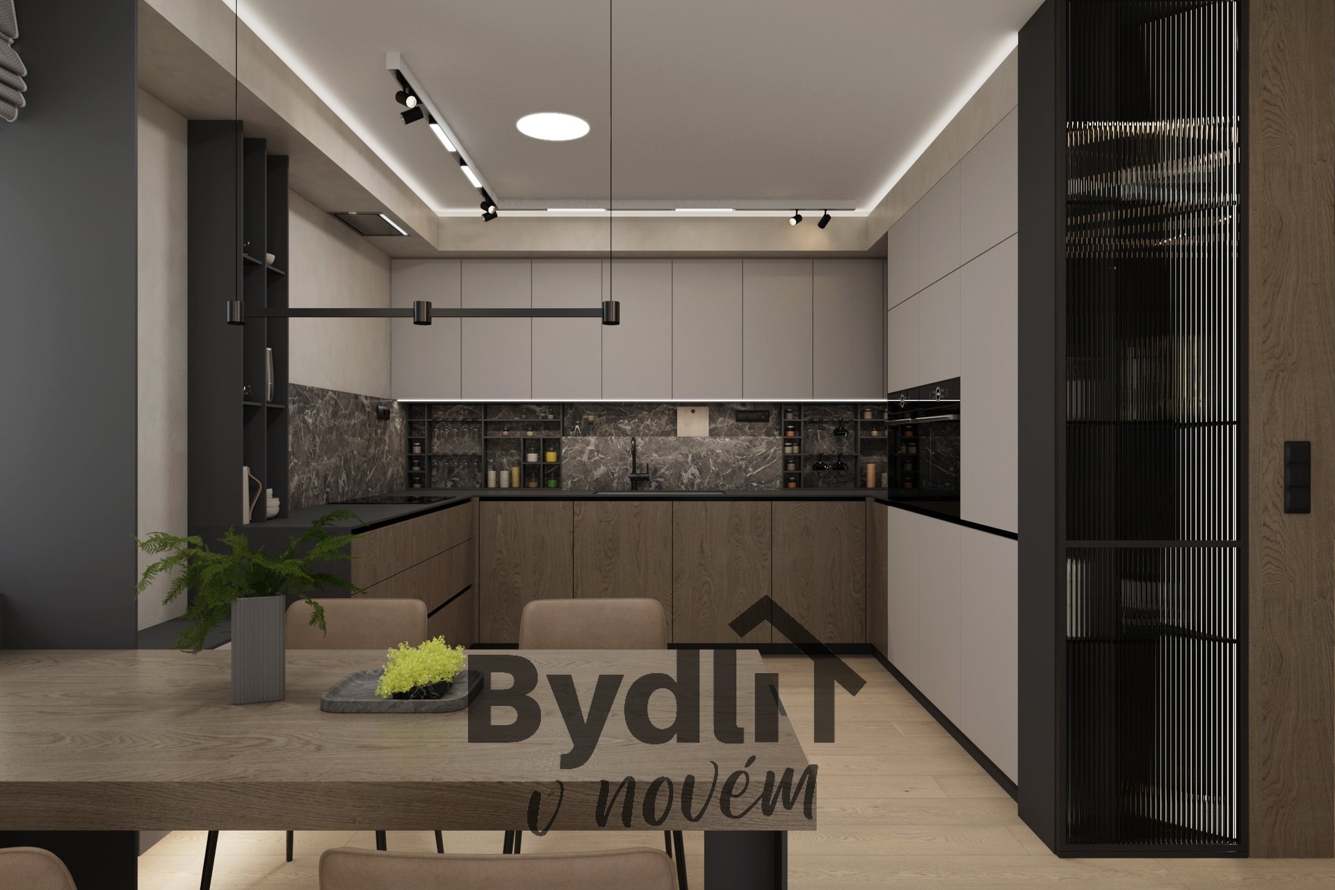 vizualizace kuchyně