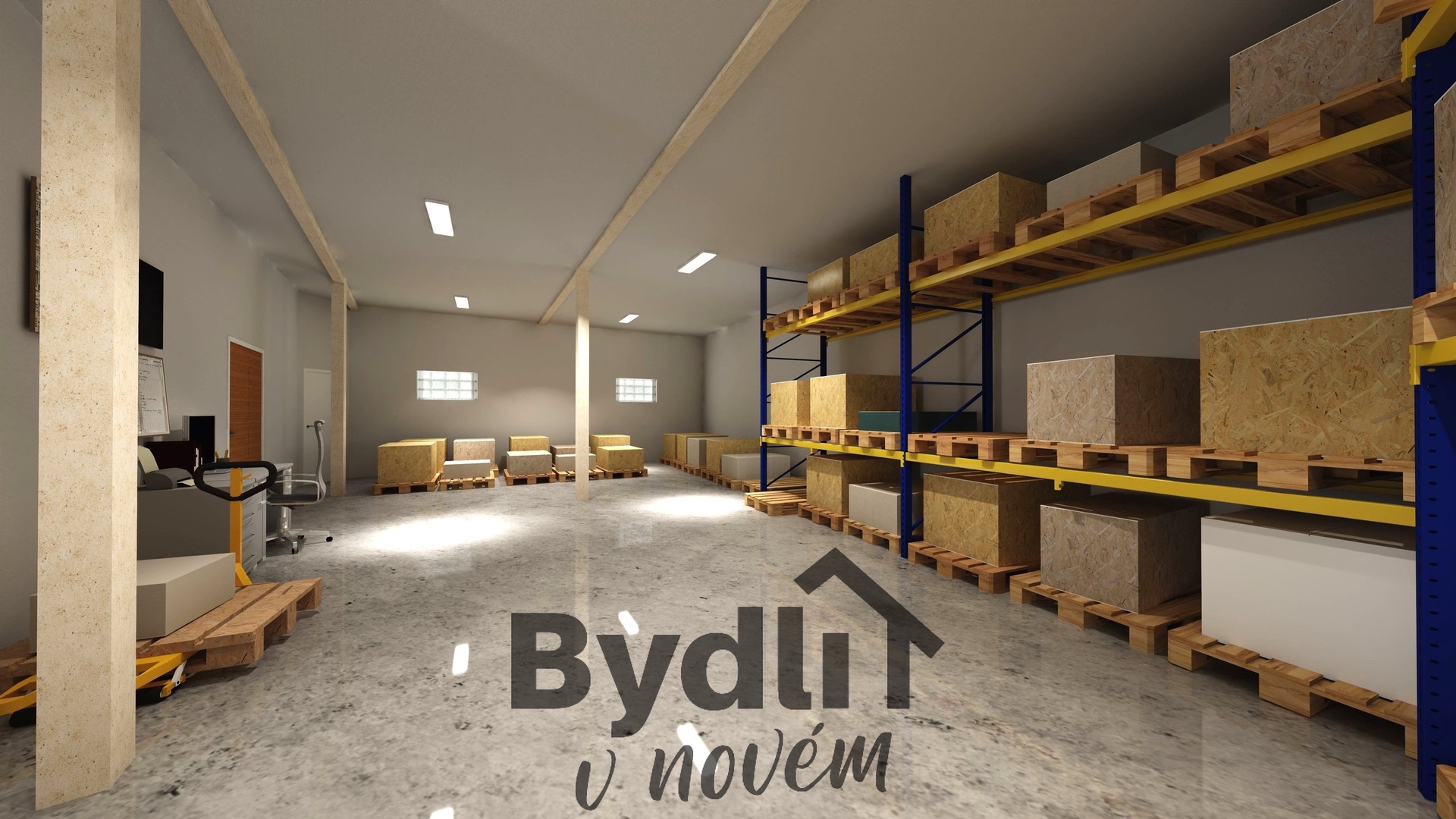 Vizualizace_ sklad 1_paletový systém