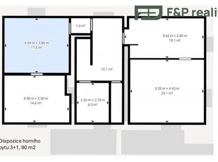 Prodej bytu, 3+1, 90 m²