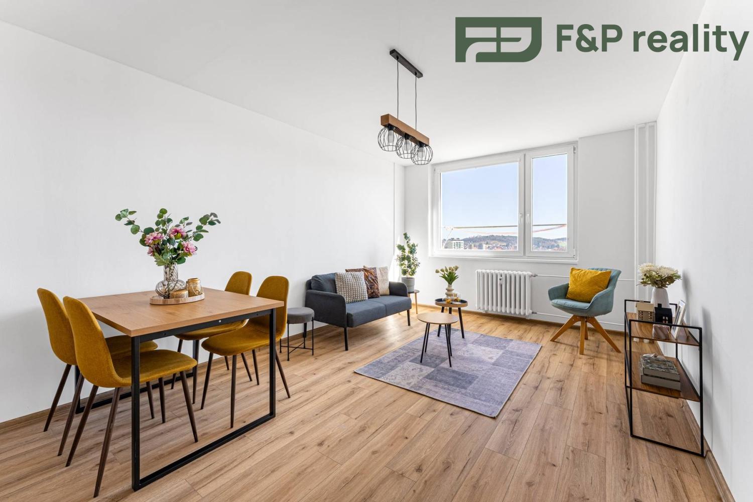 Prodej byt 2 + kk, 43㎡|Středočeský kraj, Příbram, Příbram V-Zdaboř, Slunná 299, 26101