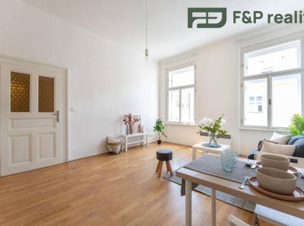 Pronájem bytu, 2+kk, 46 m²