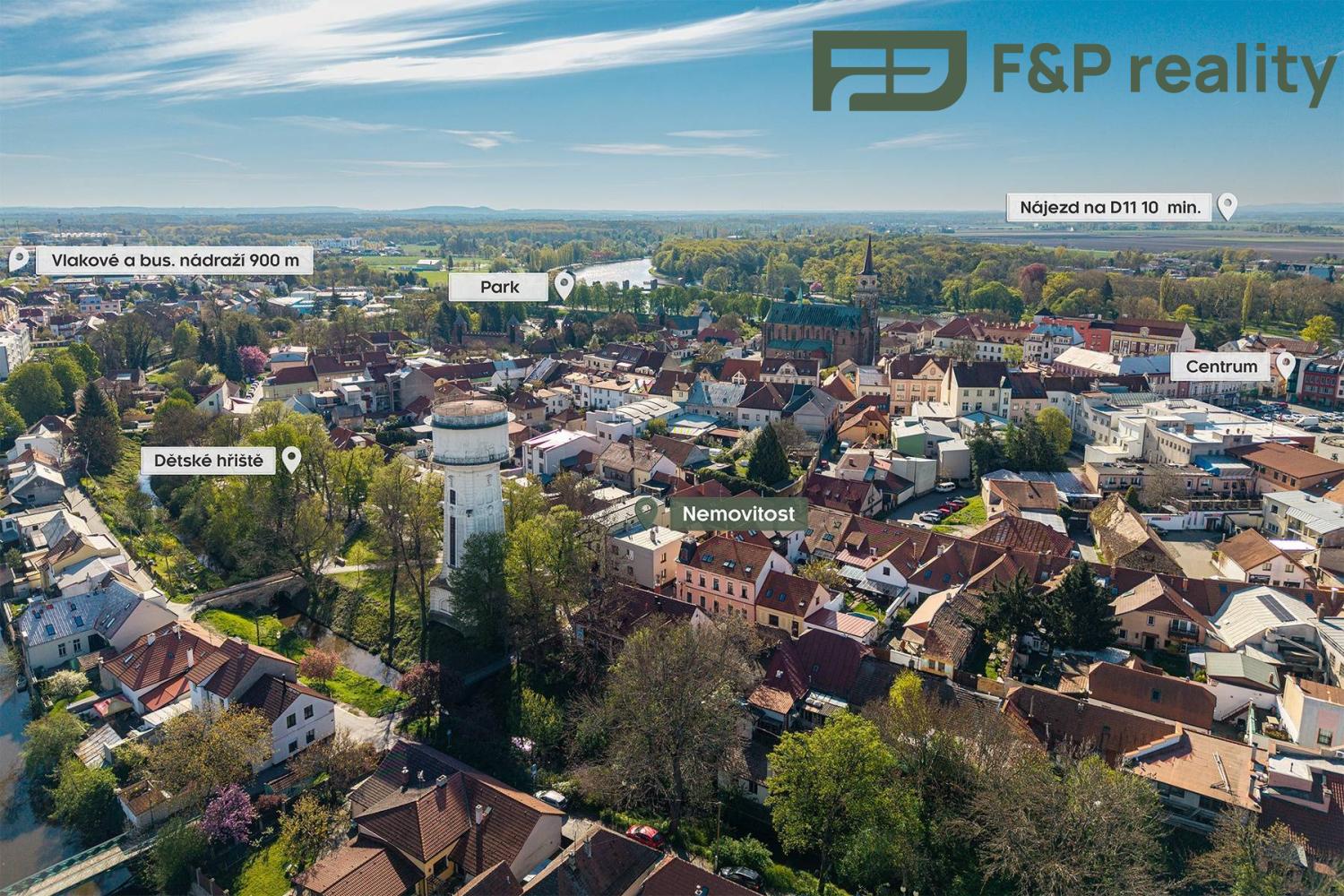 Prodej dům Rodinný, 160㎡|Středočeský kraj, Nymburk, Vodárenská 92/4, 28802