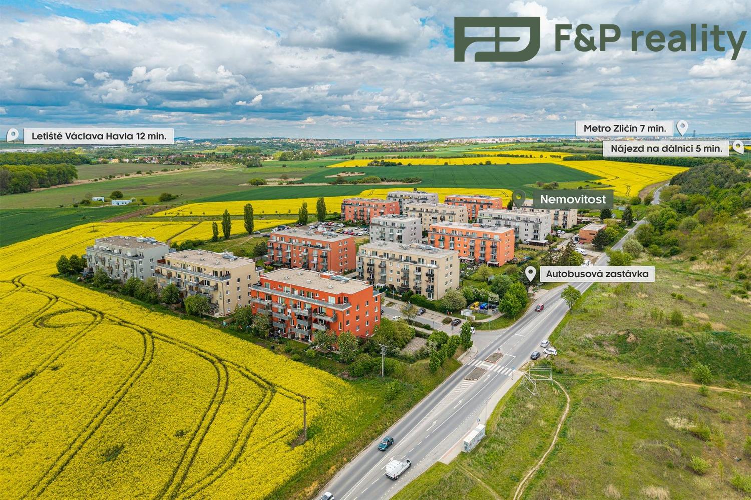 Prodej byt 2 + kk, 48㎡|Středočeský kraj, Praha-západ, Hostivice, Ječná 1874, 25301