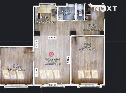 Prodej bytu, 3+kk, 82 m²