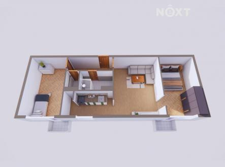 Prodej bytu, 3+kk, 75 m²