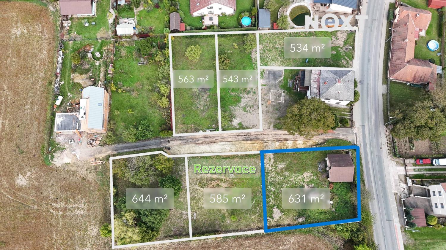 Prodej pozemek Bydlení, 631㎡