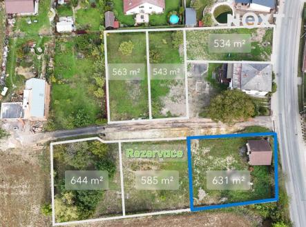 Prodej - pozemek pro bydlení, 631 m²