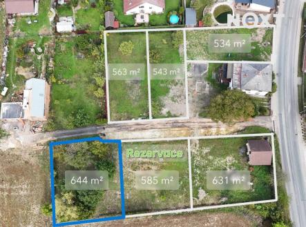 Prodej - pozemek pro bydlení, 644 m²