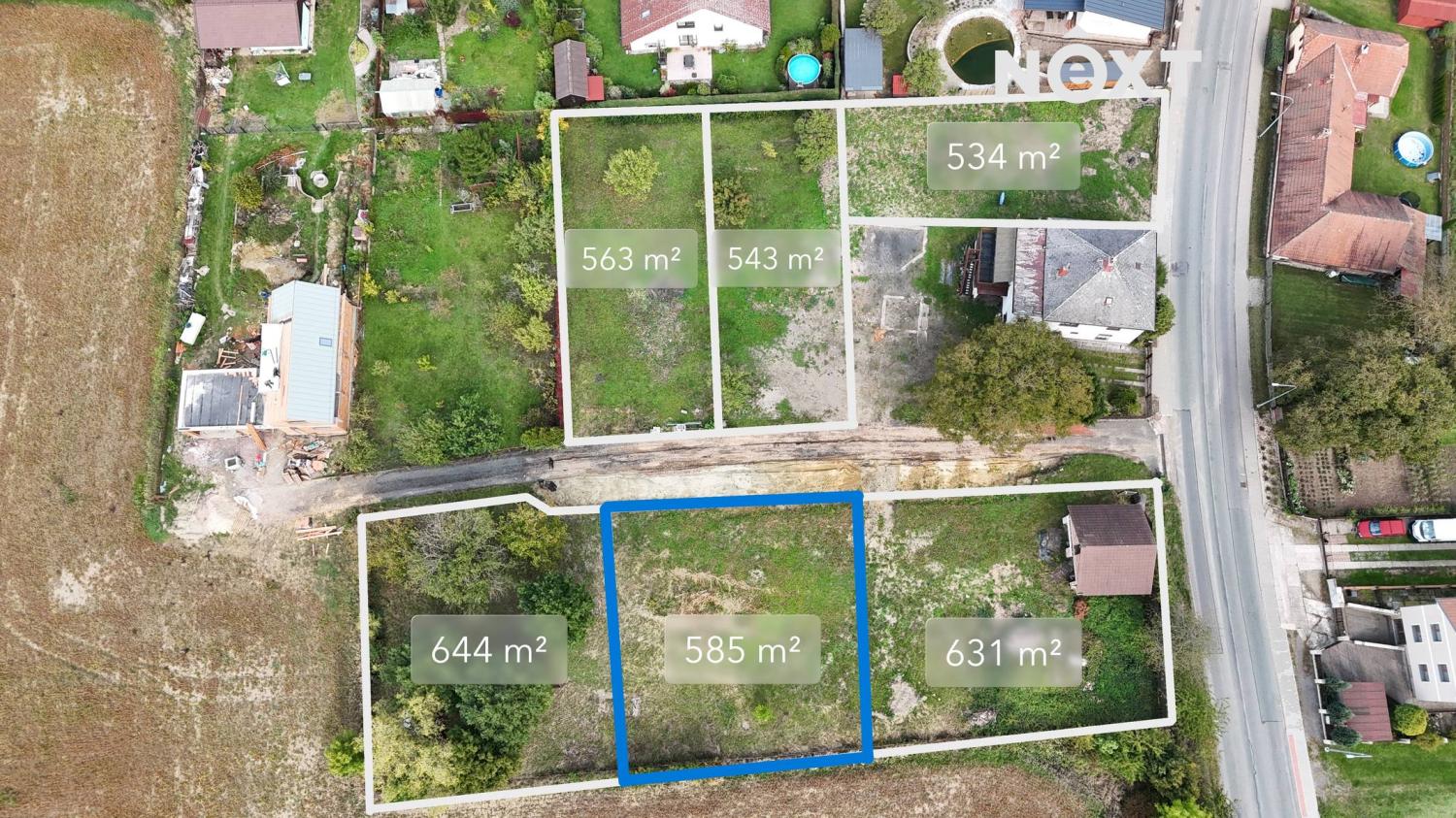 Prodej pozemek Bydlení, 585㎡