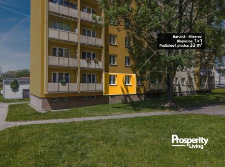 Karvina_Grafika_I | Prodej bytu, 1+1, 33 m²