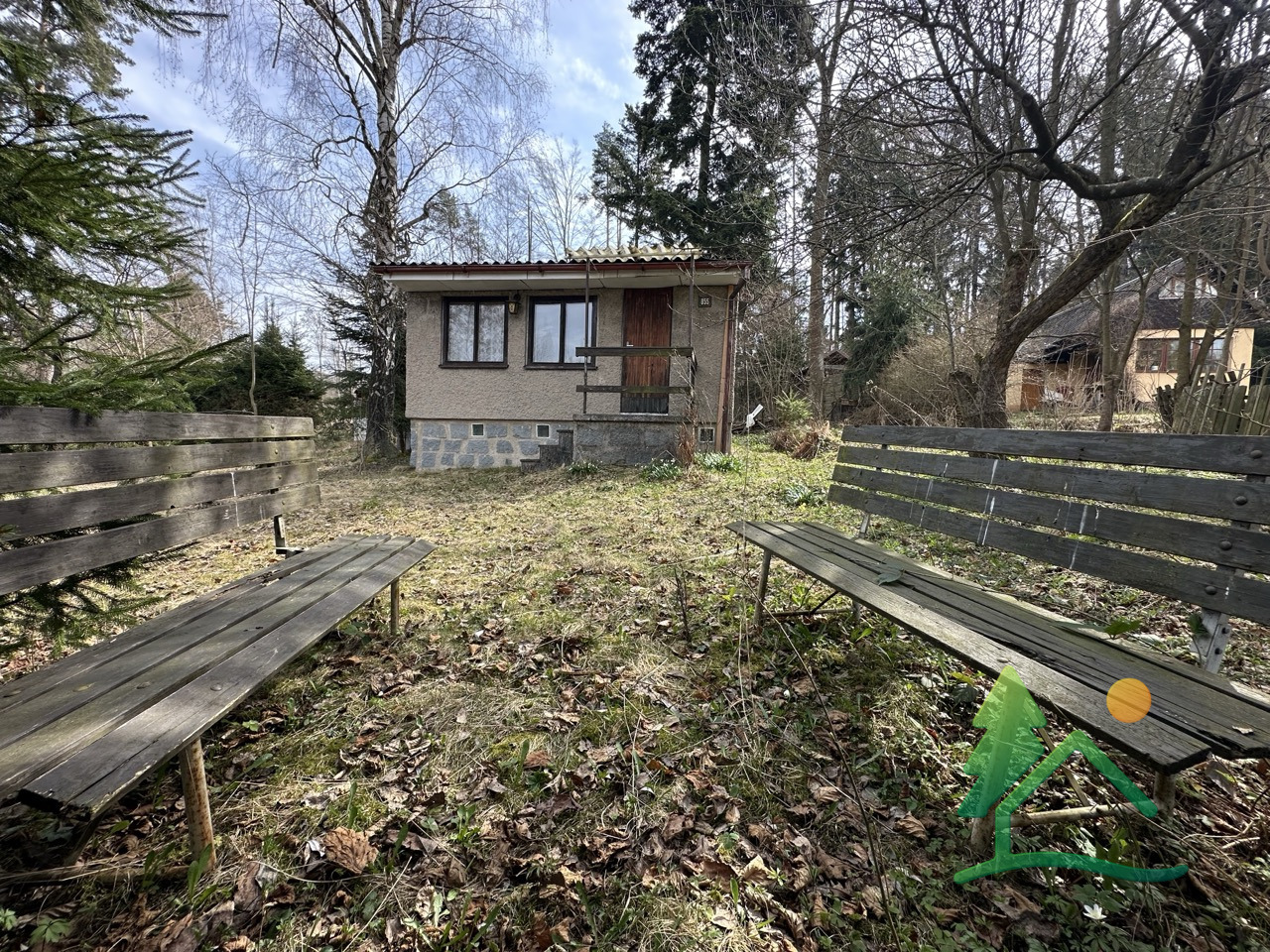 Prodej chaty s pozemkem 495 m² – Hořelec, Bojanov | klid, příroda a velký potenciál