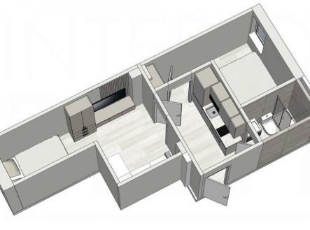 Pronájem bytu, 3+kk, 26 m²