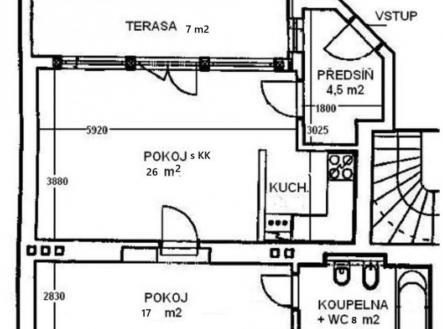 1.jpg | Pronájem bytu, 2+kk, 6 m²