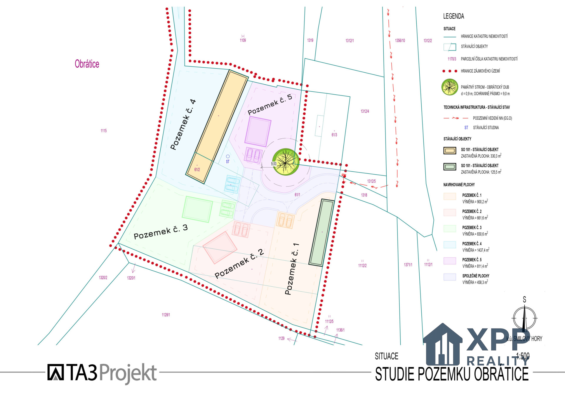 Prodej stavebního pozemku 811,4 m²