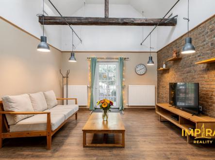 Vizuallizace - obývací pokoj | Prodej - obchodní prostor, 100 m²