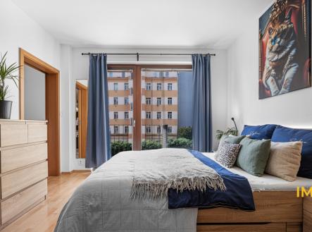 Ložnice | Pronájem bytu, 2+kk, 11 354 m²