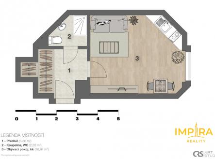 2d-layout-graficky.jpg | Pronájem bytu, 1+kk, 24 m²