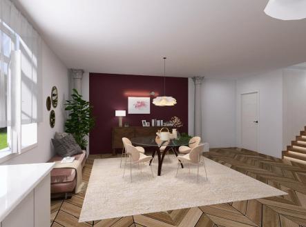 Brno, venkov,I.NP byt 3D od kuch. linky f2.jpg | Prodej bytu, 5+1, 214 m²