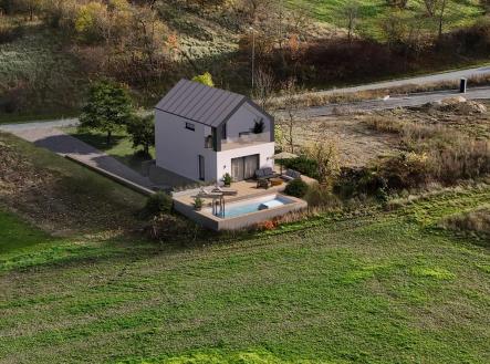 vizualizace domu na pozemku detail.jpg | Prodej - pozemek pro bydlení, 814 m²