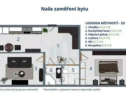 2.jpg | Pronájem bytu, 3+kk, 68 m²