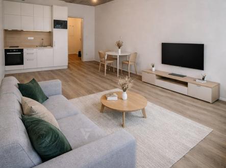 vizual_pokoj | Pronájem bytu, 1+kk, 37 m²