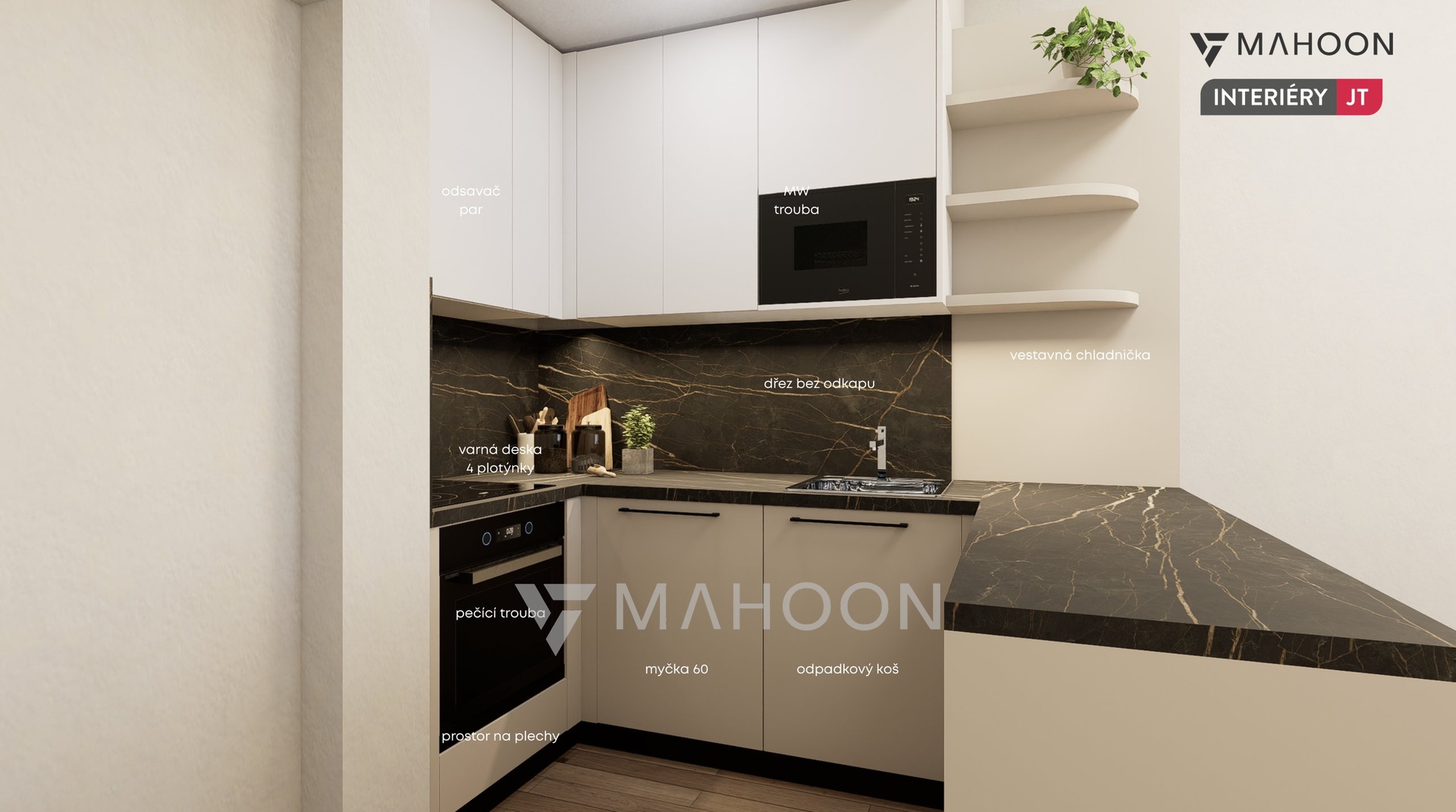 vizualizace kuchyně III.