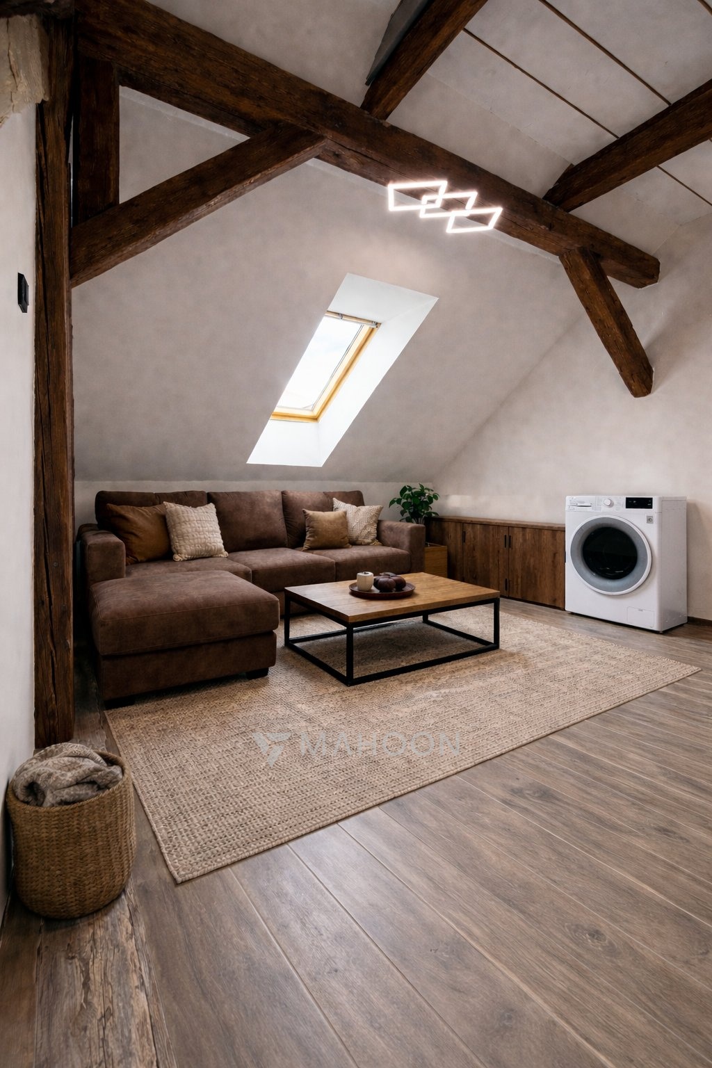 vizualizace obývací částí varianta 1