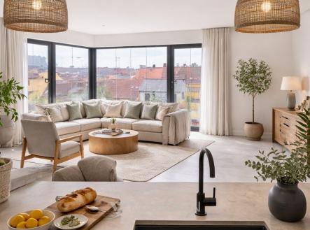 Vizualizace_kuchyně | Prodej bytu, 2+kk, 79 m²