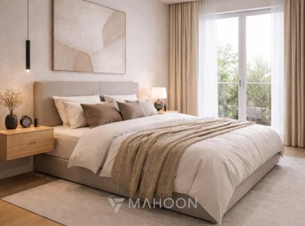 Vizualizace_ložnice II | Prodej bytu, 2+kk, 79 m²