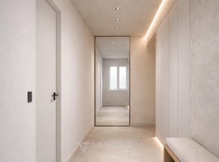 Vizualizace_chodba | Prodej bytu, 2+kk, 79 m²