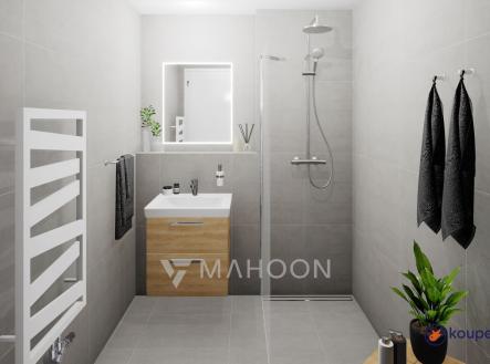 Vizualizace_koupelna | Prodej bytu, 2+kk, 79 m²