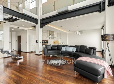 obývací část | Pronájem bytu, 3+kk, 305 m²