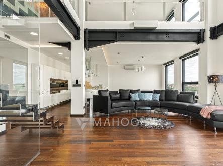 obývací část | Pronájem bytu, 3+kk, 305 m²