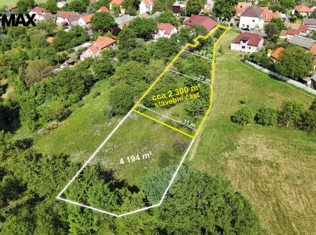 Hranice pozemku a zastavitelná část | Prodej - pozemek pro bydlení, 4 194 m²