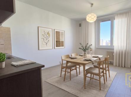 Obytná kuchyně | Pronájem bytu, 2+kk, 44 m²