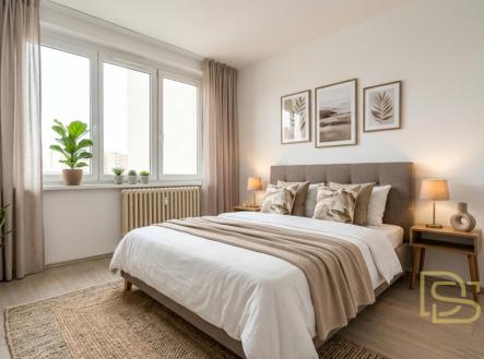 Ložnice | Pronájem bytu, 2+kk, 44 m²