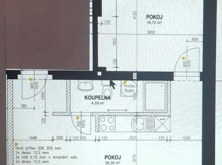 Fotka 9 | Pronájem bytu, 2+kk, 47 m²