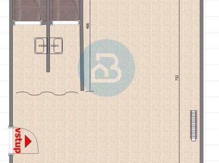 Pronájem - kanceláře, 43 m²