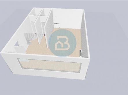 Pronájem - kanceláře, 43 m²