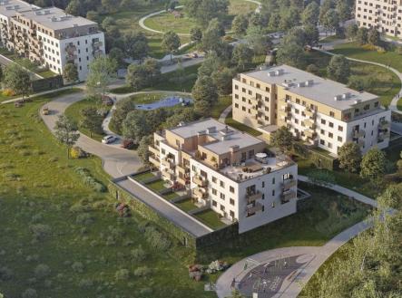 Vizualizace II.jpg | Prodej bytu, 2+kk, 52 m²