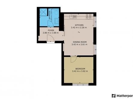 2 | Pronájem bytu, 2+kk, 37 m²